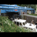 Eine Hubbrücke
